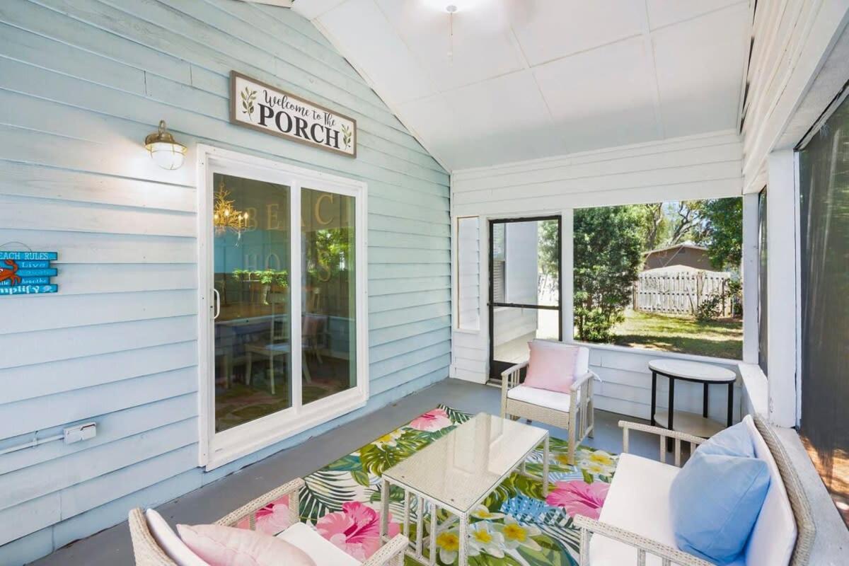 The St Augusdream Renovated Beach House Sleeps 8 Walk To Beach St. Augustine Exterior photo